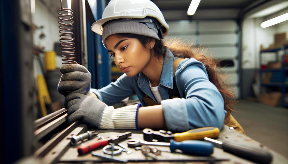 Our professional garage door installation process